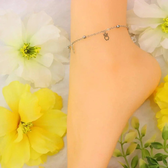 Minimalist Anklet, Sleek & Modern Design, Women’s Fashion, YC110157-A - Picture 9 of 10